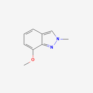 molecular formula C9H10N2O B11919478 7-Methoxy-2-methyl-2H-indazole 