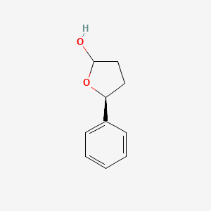 molecular formula C10H12O2 B11919479 (5S)-5-Phenyltetrahydrofuran-2-ol 