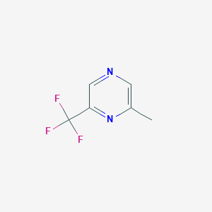 molecular formula C6H5F3N2 B11919504 2-Methyl-6-trifluoromethylpyrazine 