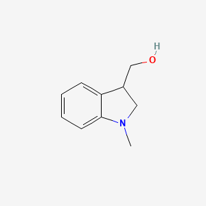 molecular formula C10H13NO B11919572 (1-Methylindolin-3-yl)methanol 