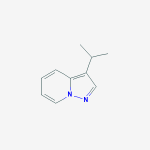 molecular formula C10H12N2 B11919594 3-Isopropylpyrazolo[1,5-a]pyridine 