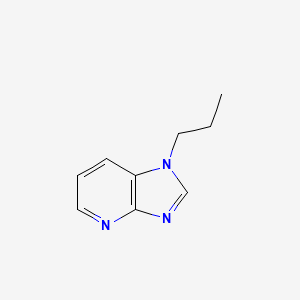 molecular formula C9H11N3 B11919619 1-propyl-1H-imidazo[4,5-b]pyridine 