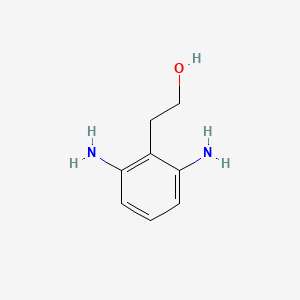 molecular formula C8H12N2O B11919704 2-(2,6-Diaminophenyl)ethanol 