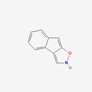 molecular formula C10H7NO B11919721 2H-Indeno[1,2-D]isoxazole CAS No. 42339-01-5