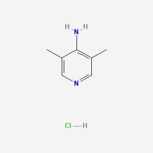molecular formula C7H11ClN2 B11919724 3,5-Dimethylpyridin-4-amine hydrochloride 