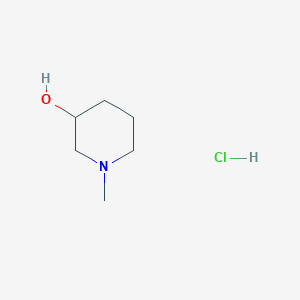 molecular formula C6H14ClNO B11919774 1-Methylpiperidin-3-ol hydrochloride 