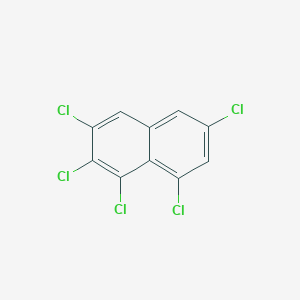 molecular formula C10H3Cl5 B119198 1,2,3,6,8-Pentachloronaphthalene CAS No. 150224-23-0