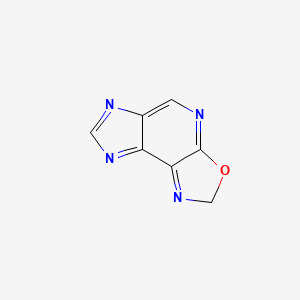 molecular formula C7H4N4O B11919895 2H-Imidazo[4,5-D]oxazolo[5,4-B]pyridine CAS No. 807364-33-6