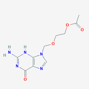 molecular formula C10H13N5O4 B119199 9-(2-Acetoxyethoxymethyl)guanine CAS No. 102728-64-3