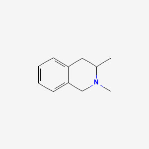 molecular formula C11H15N B11919931 Isoquinoline, 1,2,3,4-tetrahydro-2,3-dimethyl- CAS No. 54365-72-9