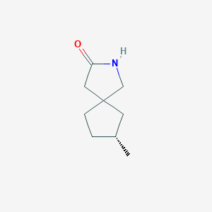 molecular formula C9H15NO B11919945 (7R)-7-Methyl-2-azaspiro[4.4]nonan-3-one 