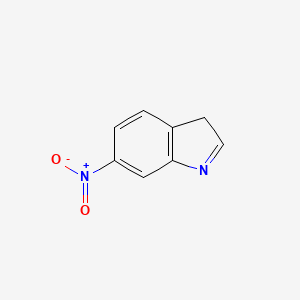 molecular formula C8H6N2O2 B11920004 6-Nitro-3H-indole CAS No. 791032-94-5
