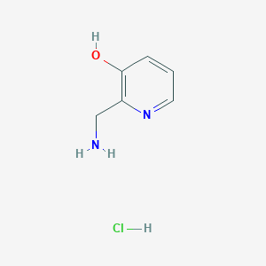 molecular formula C6H9ClN2O B11920013 2-(Aminomethyl)pyridin-3-ol hydrochloride 