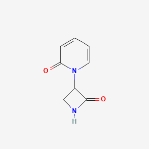 molecular formula C8H8N2O2 B11920027 1-(2-Oxoazetidin-3-yl)pyridin-2(1H)-one 