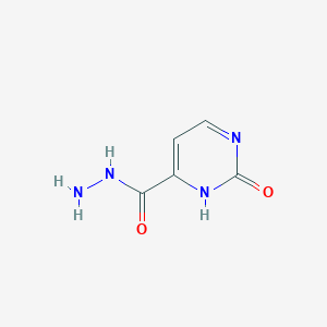 molecular formula C5H6N4O2 B11920029 2-Oxo-1,2-dihydropyrimidine-4-carbohydrazide 