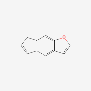 molecular formula C11H8O B11920046 7H-Indeno[5,6-b]furan CAS No. 3573-32-8