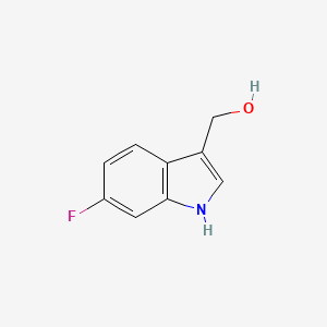 molecular formula C9H8FNO B11920052 (6-fluoro-1H-indol-3-yl)methanol 