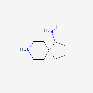 molecular formula C9H18N2 B11920058 8-Azaspiro[4.5]decan-1-amine 