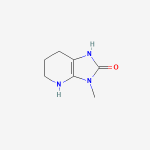 molecular formula C7H11N3O B11920106 3-Methyl-4,5,6,7-tetrahydro-1H-imidazo[4,5-b]pyridin-2(3H)-one 