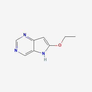 molecular formula C8H9N3O B11920119 6-Ethoxy-5h-pyrrolo[3,2-d]pyrimidine CAS No. 2227-83-0