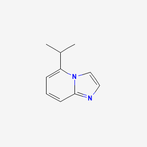 molecular formula C10H12N2 B11920142 5-Isopropylimidazo[1,2-A]pyridine 