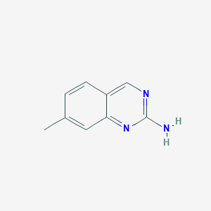 molecular formula C9H9N3 B11920188 7-Methylquinazolin-2-amine 
