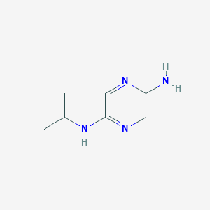 molecular formula C7H12N4 B11920210 N2-Isopropylpyrazine-2,5-diamine 