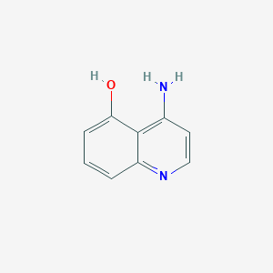 molecular formula C9H8N2O B11920216 4-Aminoquinolin-5-ol 
