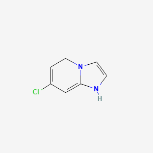 molecular formula C7H7ClN2 B11920230 7-Chloro-1,5-dihydroimidazo[1,2-a]pyridine 