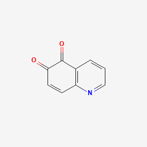 molecular formula C9H5NO2 B11920293 5,6-Quinolinedione CAS No. 7467-33-6