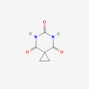 molecular formula C6H6N2O3 B11920311 5,7-Diazaspiro[2.5]octane-4,6,8-trione CAS No. 6947-77-9