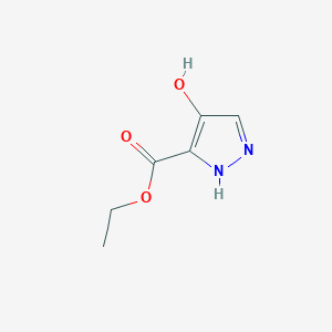 molecular formula C6H8N2O3 B11920359 Ethyl 4-hydroxy-1H-pyrazole-3-carboxylate 