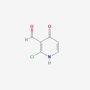 molecular formula C6H4ClNO2 B11920360 2-Chloro-4-hydroxynicotinaldehyde 
