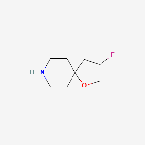 molecular formula C8H14FNO B11920375 3-Fluoro-1-oxa-8-azaspiro[4.5]decane 