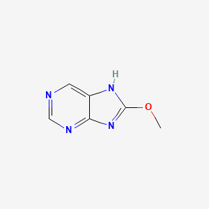 molecular formula C6H6N4O B11920387 8-methoxy-1H-purine 