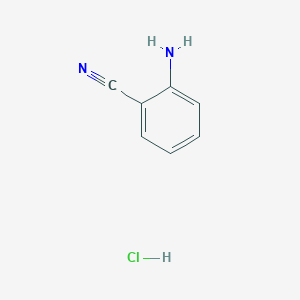 molecular formula C7H7ClN2 B11920394 2-Aminobenzonitrile hydrochloride CAS No. 6944-57-6