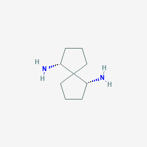 molecular formula C9H18N2 B11920468 (1R,6R)-Spiro[4.4]nonane-1,6-diamine 
