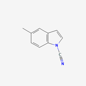 molecular formula C10H8N2 B11920512 5-Methyl-1H-indole-1-carbonitrile 