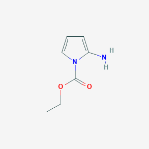 molecular formula C7H10N2O2 B11920544 Ethyl 2-amino-1H-pyrrole-1-carboxylate 