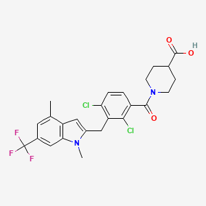 molecular formula C25H23Cl2F3N2O3 B1192055 A-9758 