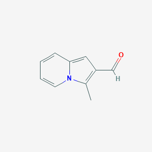molecular formula C10H9NO B11920553 3-Methylindolizine-2-carbaldehyde 