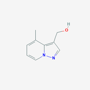 molecular formula C9H10N2O B11920571 (4-Methylpyrazolo[1,5-a]pyridin-3-yl)methanol 