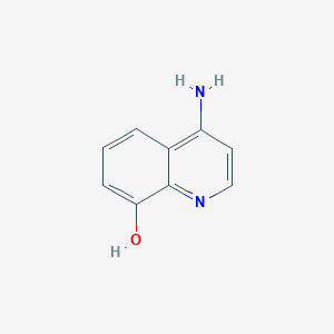 molecular formula C9H8N2O B11920624 4-Aminoquinolin-8-ol 