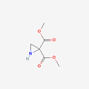 molecular formula C6H9NO4 B11920676 Dimethyl Aziridine-2,2-dicarboxylate CAS No. 98694-45-2