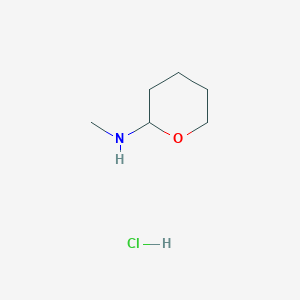 molecular formula C6H14ClNO B11920697 N-Methyltetrahydro-2H-pyran-2-amine hydrochloride 