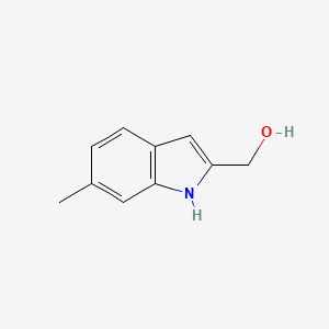 molecular formula C10H11NO B11920757 (6-Methyl-1H-indol-2-yl)methanol CAS No. 56813-19-5