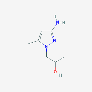 molecular formula C7H13N3O B11920844 1-(3-Amino-5-methyl-1H-pyrazol-1-yl)propan-2-ol 