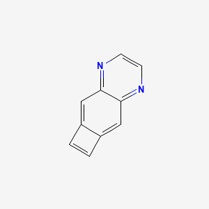 molecular formula C10H6N2 B11920924 Cyclobuta[g]quinoxaline CAS No. 286390-29-2