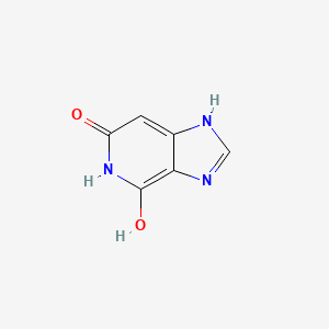 molecular formula C6H5N3O2 B11920936 1H-Imidazo(4,5-c)pyridine-4,6-diol CAS No. 91160-07-5