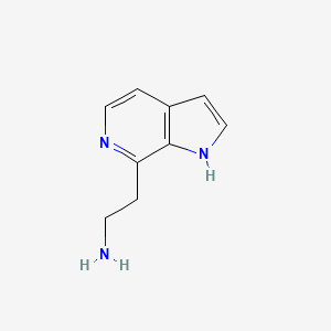 molecular formula C9H11N3 B11920955 2-(1H-Pyrrolo[2,3-c]pyridin-7-yl)ethanamine 